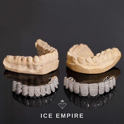 Iced Out 925 Silver Moissanite Grillz