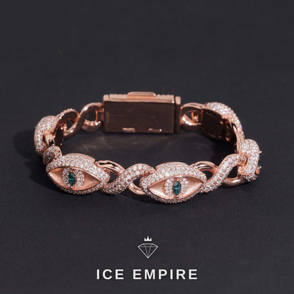 Iced Out 925 Silver Moissanite Cuban Chain