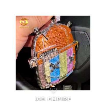 Iced Out 925 Silver Pendant
