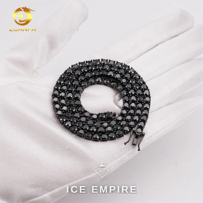 Iced Out Gold Plated Moissanite Cuban Chain