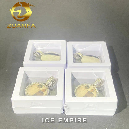 Iced Out 925 Silver Pendant