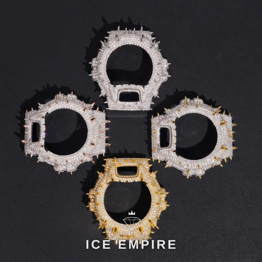 Iced Out Gold Plated Moissanite Watch