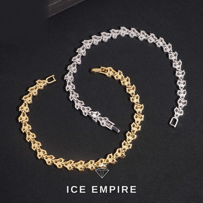 Iced Out 925 Silver Moissanite Tennis Bracelet