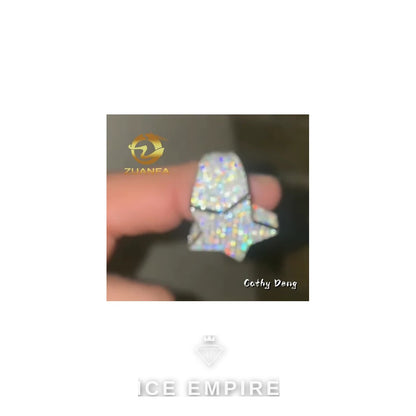 Iced Out 925 Silver Moissanite Ring