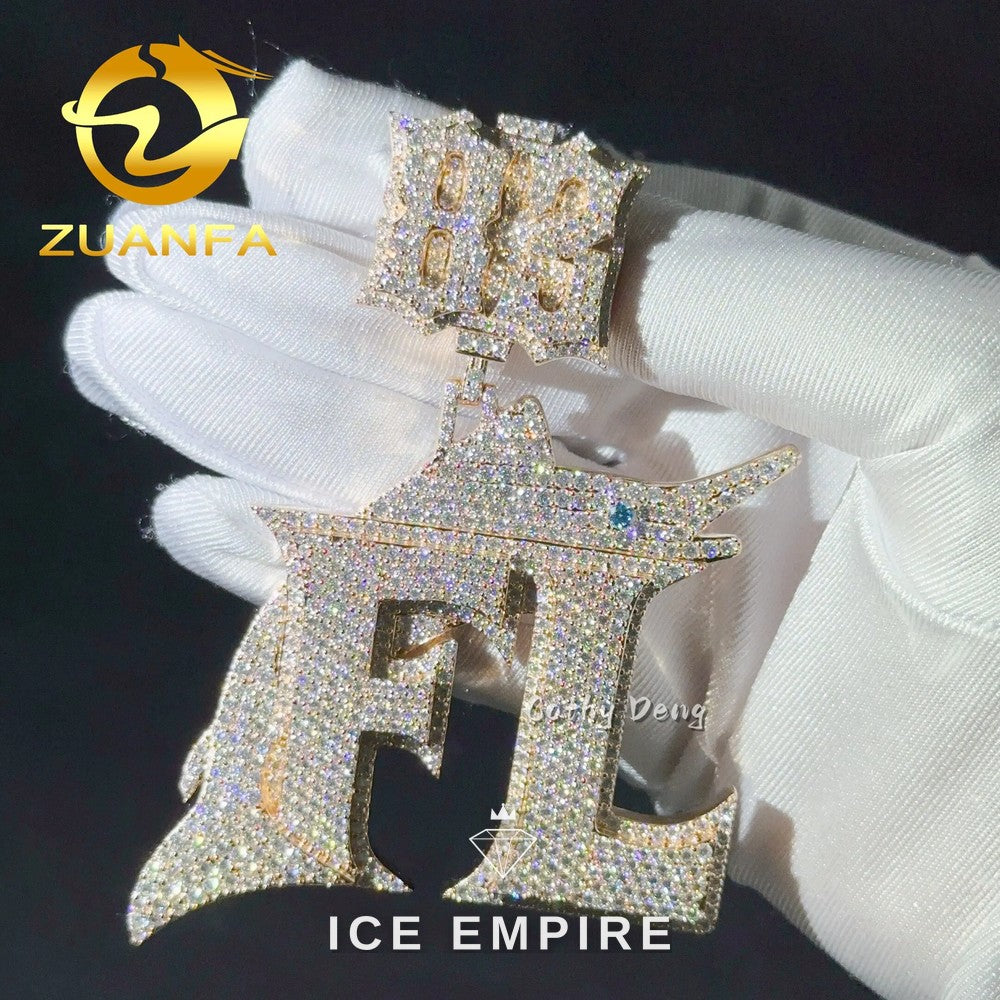 Iced Out Baguette Rose Gold Plated Cuban Chain