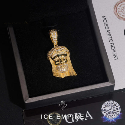 Iced Out 925 Silver Pendant