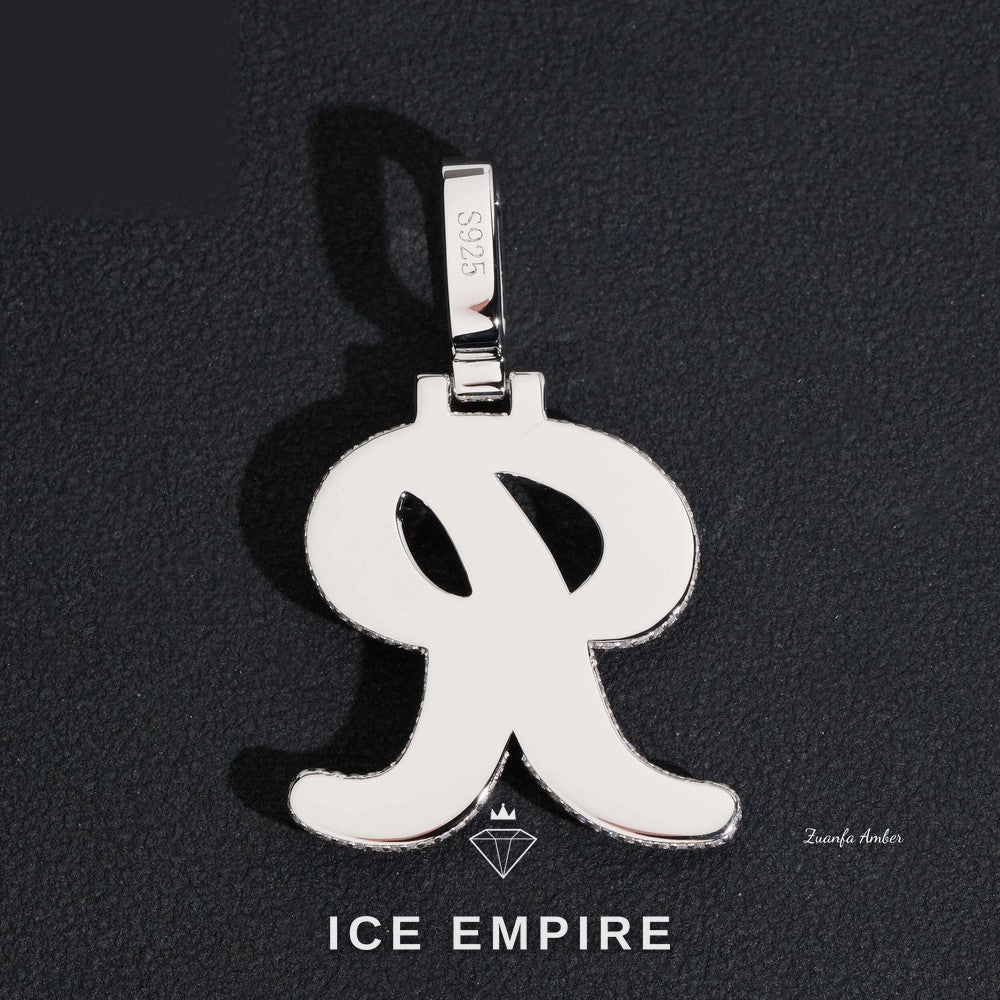 Iced Out 925 Silver Moissanite Pendant
