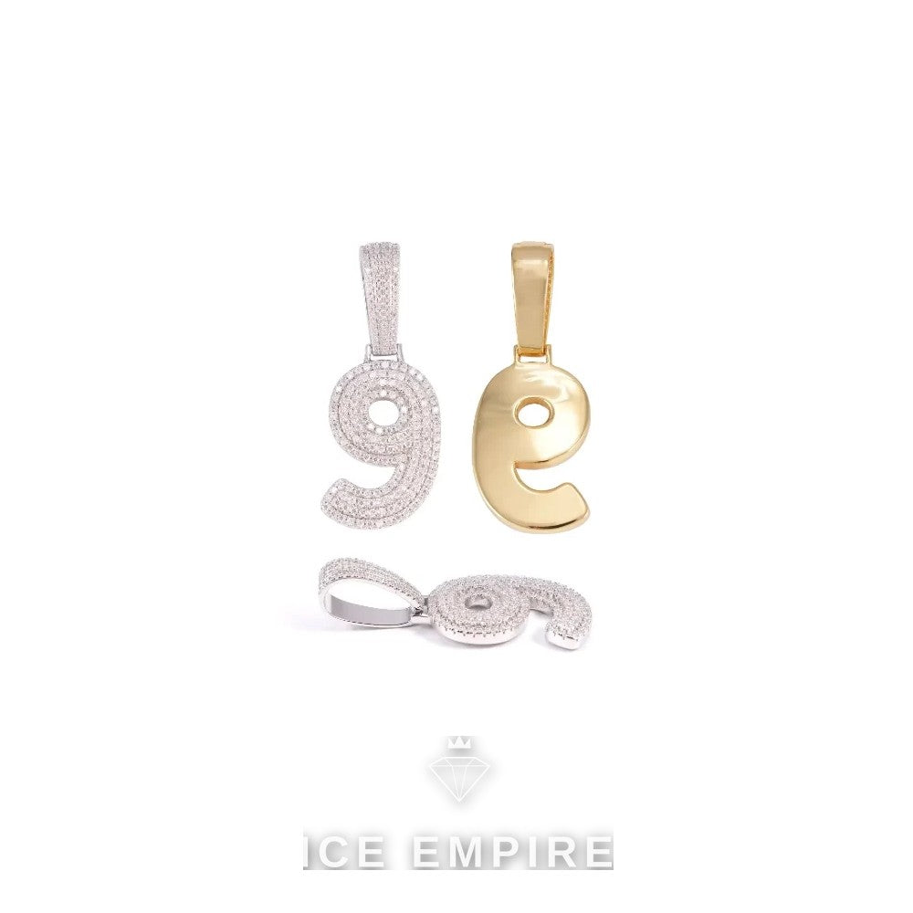 Iced Out 925 Silver Moissanite Pendant