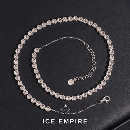 Iced Out Rose Gold Plated Moissanite Cuban Chain