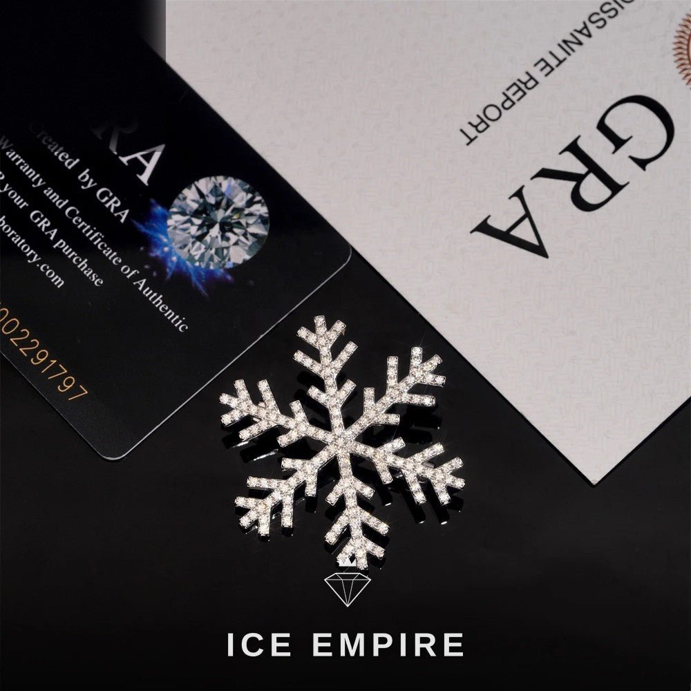Iced Out 925 Silver Moissanite Pendant