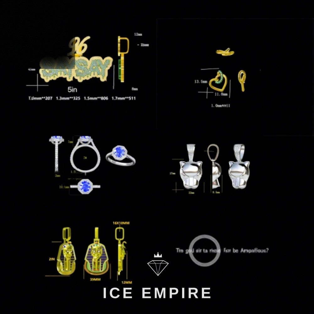 Iced Out Baguette Rose Gold Plated Lab Grown Diamond Cuban Chain