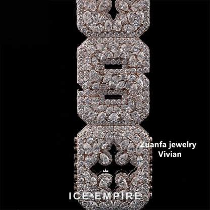 Iced Out 925 Silver Pendant