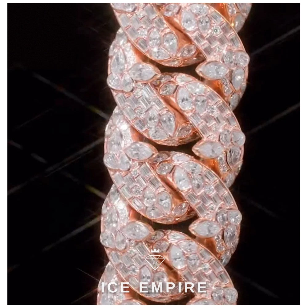 Iced Out 925 Silver Moissanite Pendant