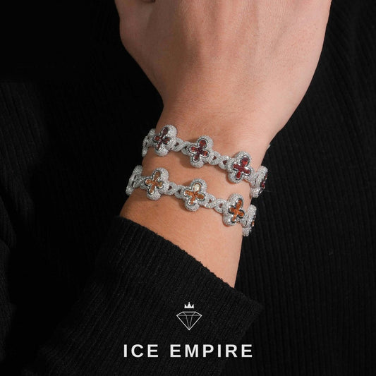 Iced Out 925 Silver Moissanite Cuban Chain