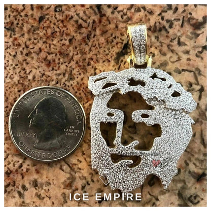Iced Out 925 Silver Moissanite Pendant