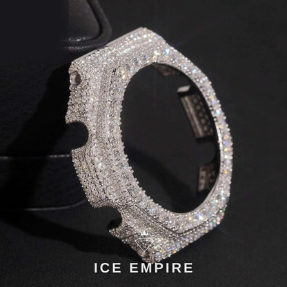 Iced Out Gold Plated Moissanite Watch