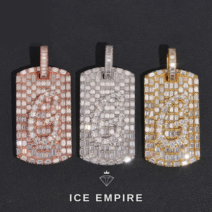 Iced Out Gold Plated Moissanite Pendant