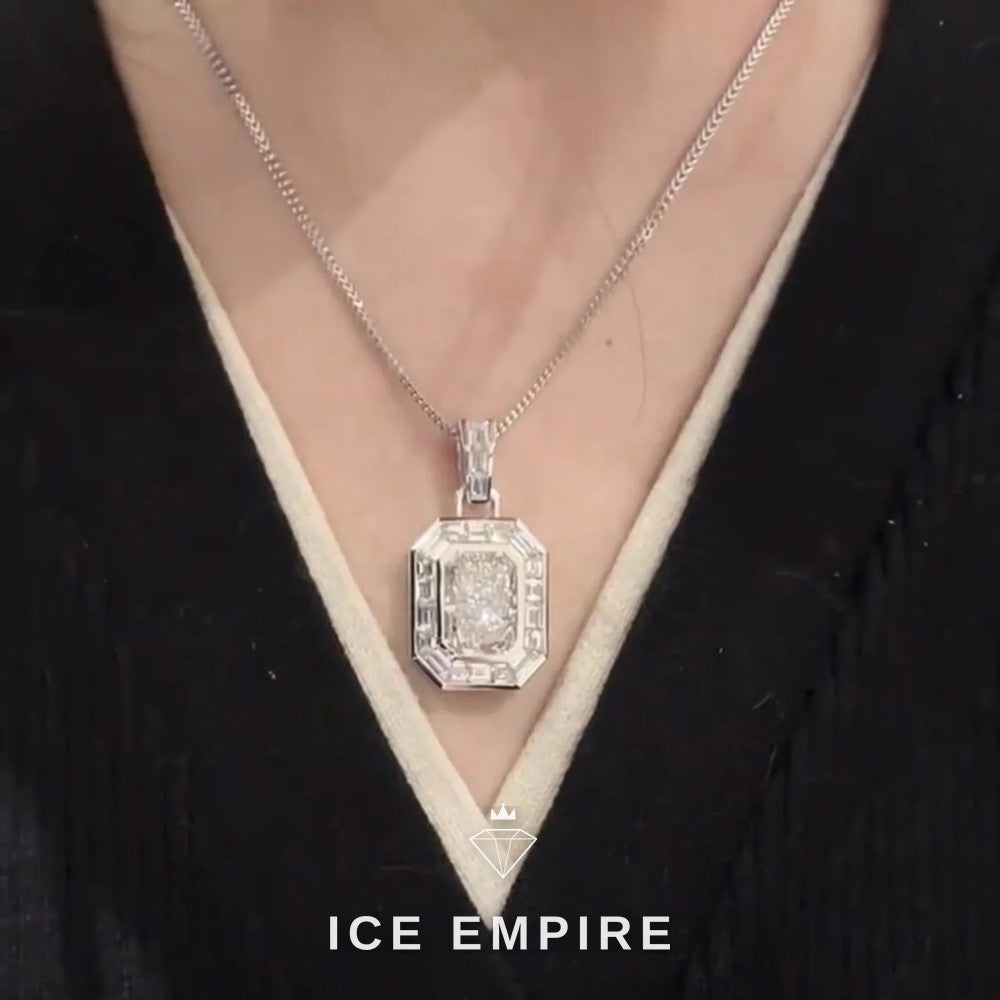 Iced Out Gold Plated Lab Grown Diamond Chain
