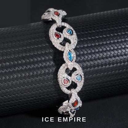 Iced Out 925 Silver Moissanite Bracelet