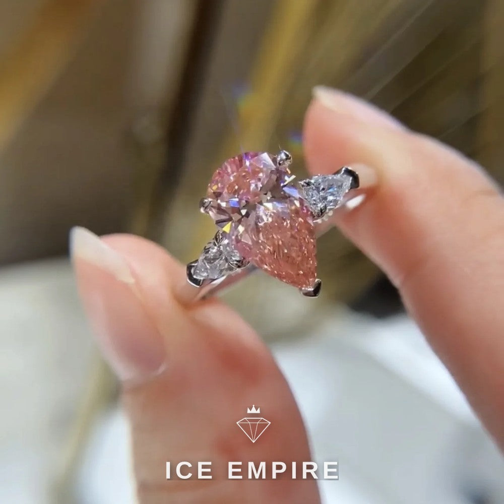 Iced Out 10K Gold Lab Grown Diamond Pendant