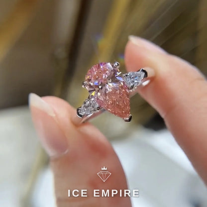 Iced Out 10K Gold Lab Grown Diamond Pendant
