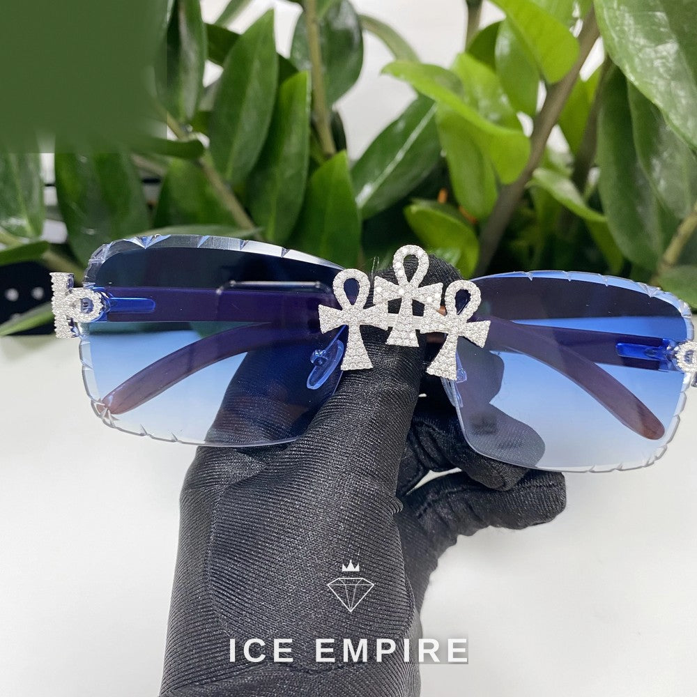 Iced Out 925 Silver Glasses