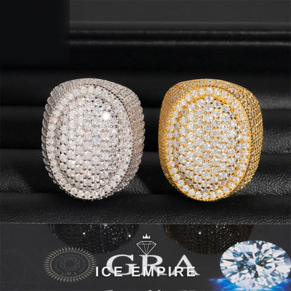 Iced Out 925 Silver Moissanite Cuban Chain