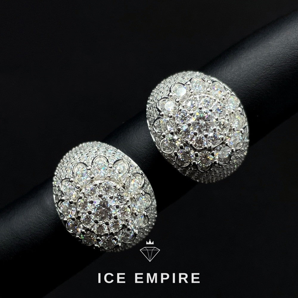 Iced Out Rose Gold Plated Moissanite Ring