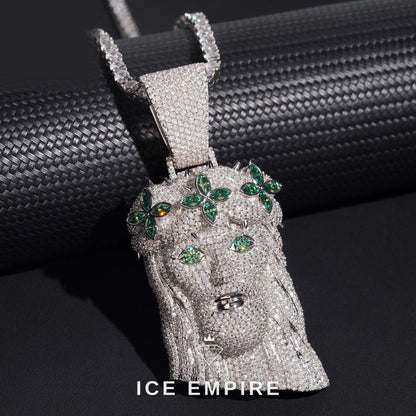 Iced Out 925 Silver Pendant