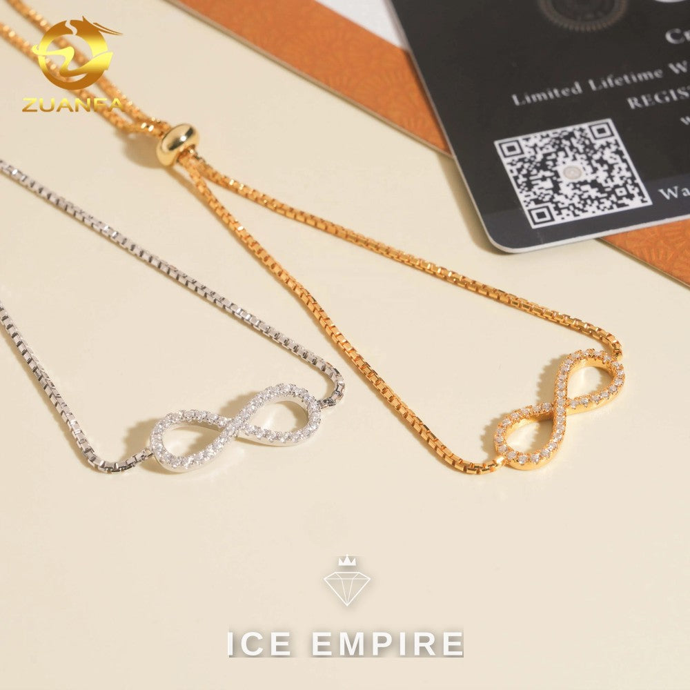 Iced Out Gold Plated Moissanite Bracelet