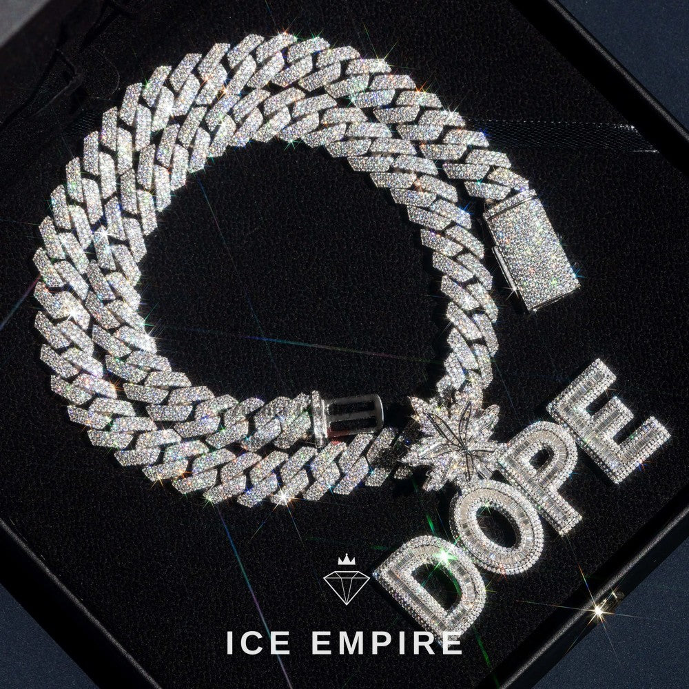Iced Out Gold Plated Cuban Chain