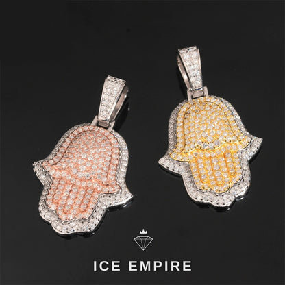 Iced Out 925 Silver Pendant