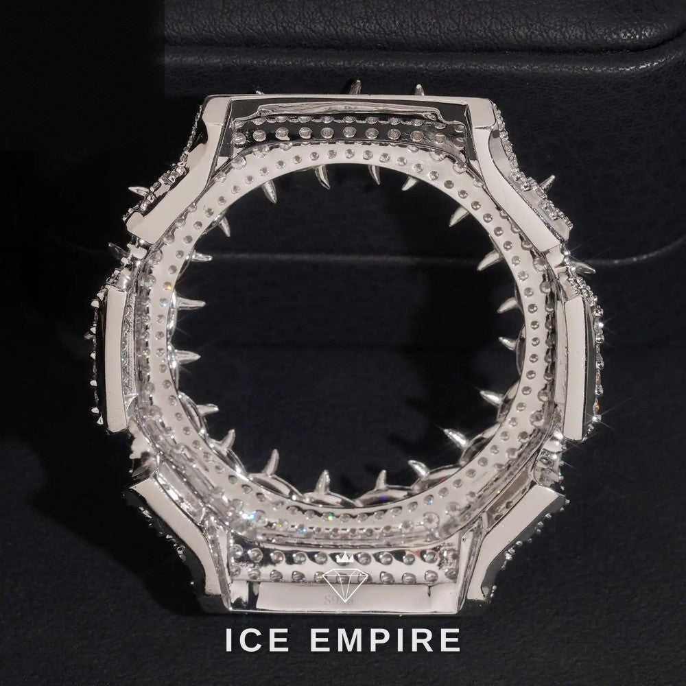 Iced Out Gold Plated Moissanite Watch