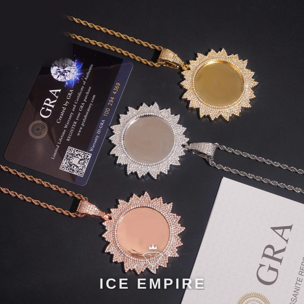 Iced Out Gold Plated Pendant