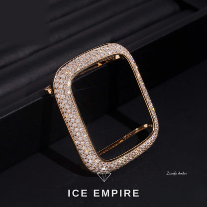 Iced Out 14K Gold Lab Grown Diamond Watch