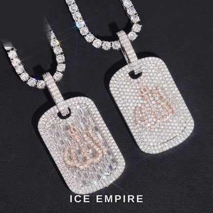 Iced Out 925 Silver Moissanite Pendant