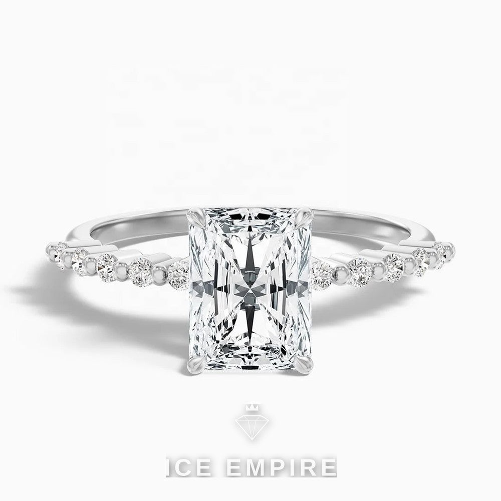 Iced Out Gold Plated Lab Grown Diamond Ring