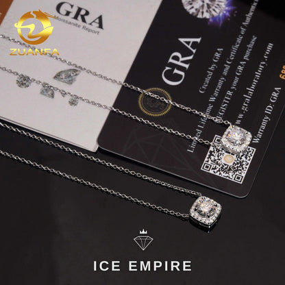 Iced Out Rose Gold Plated Moissanite Cuban Chain