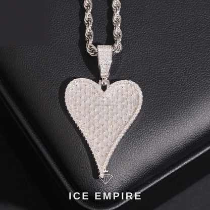 Iced Out Baguette Gold Plated Moissanite Pendant