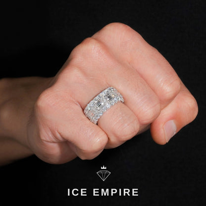 Iced Out 925 Silver Lab Grown Diamond Pendant