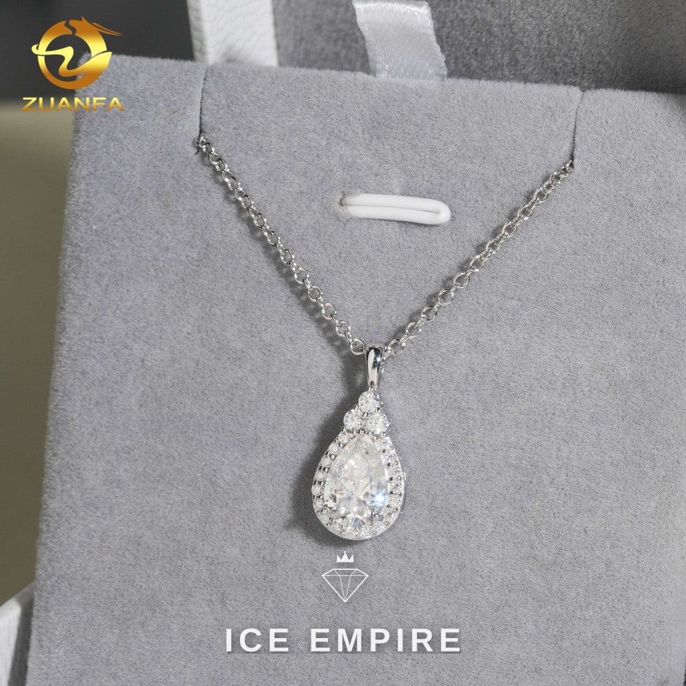 Iced Out Rose Gold Plated Moissanite Cuban Chain