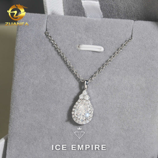 Iced Out Rose Gold Plated Moissanite Cuban Chain