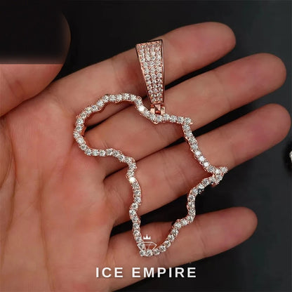 Iced Out 925 Silver Moissanite Pendant