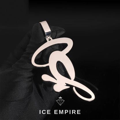 Iced Out Rose Gold Plated Pendant