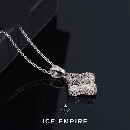 Iced Out 925 Silver Pendant