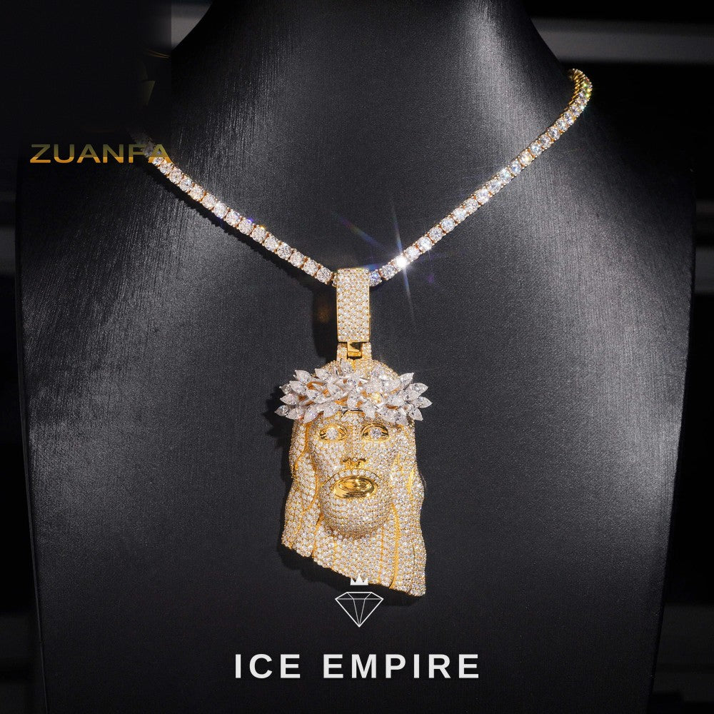 Iced Out Gold Plated Pendant