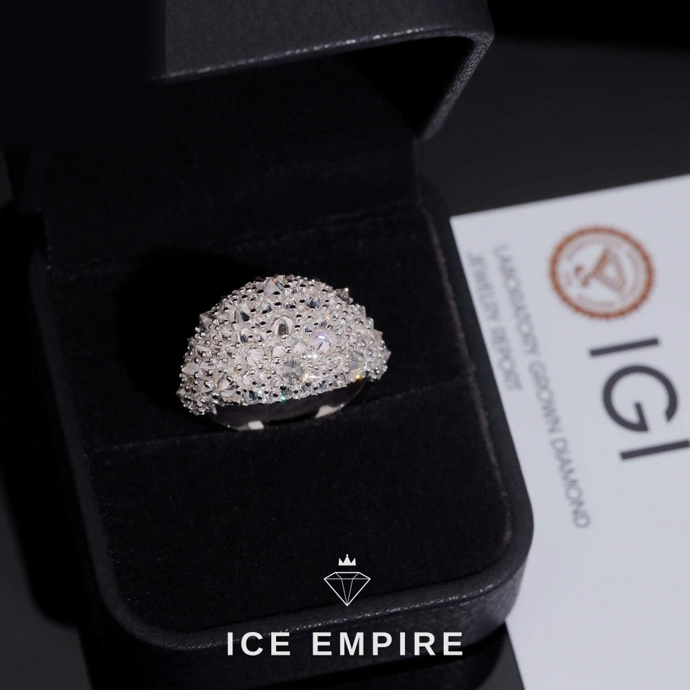 Iced Out 925 Silver Lab Grown Diamond Pendant