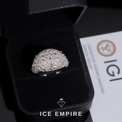 Iced Out 925 Silver Lab Grown Diamond Pendant