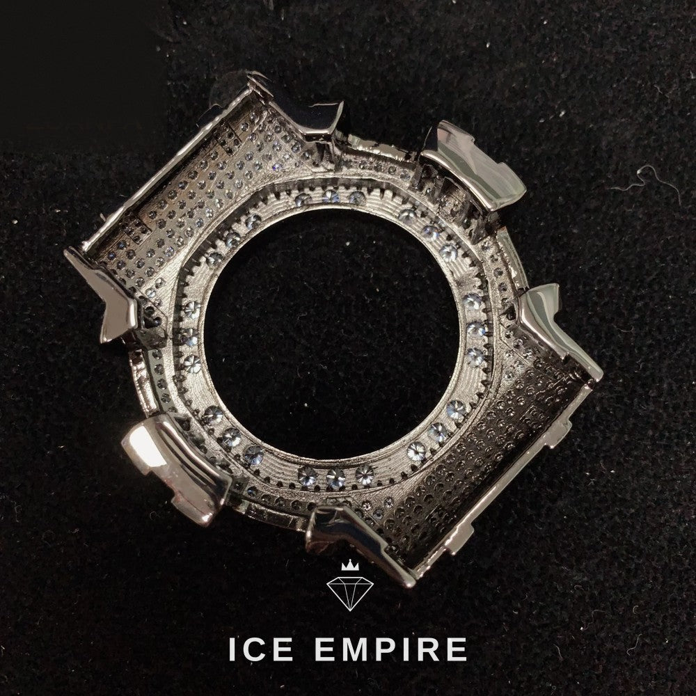 Iced Out 925 Silver Moissanite Watch