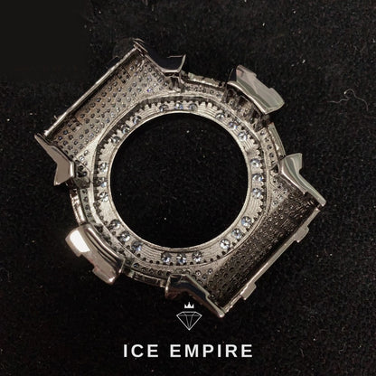 Iced Out 925 Silver Moissanite Watch